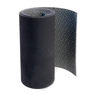 TAPETE DE BORRACHA 1000X610X3,2MM NR-1157 PRETO CL 0