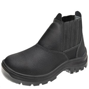 BOTINA PU BI COURO ELAST B/ACO PRETO 10VB48A T.40