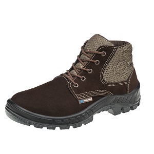 BOTINA PU BI COURO NOBUCK B/PLAST AM CAFE 50B26CBBPNUB 40