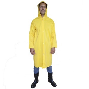 CAPA PVC C/CAPUZ FORRADA STANDARD C/BOTAO AMARELA 801 T.G