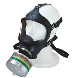 RESPIRADOR FACIAL INTEIRA BORRACHA PRETA C/NOSECUP 297336MSA