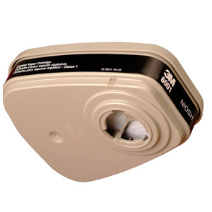 CARTUCHO QUIMICO 3M  6001 P/ VAPORES ORGANICOS H0002128991