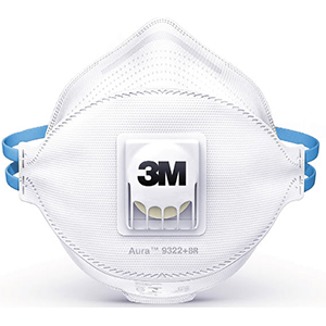 RESPIRADOR AURA 9322BR PFF2 BRANCO C/VALV HB004384994