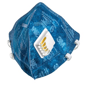 RESPIRADOR 9822BR PFF2 AZUL DOBRAVEL C/VALVULA HB004541304