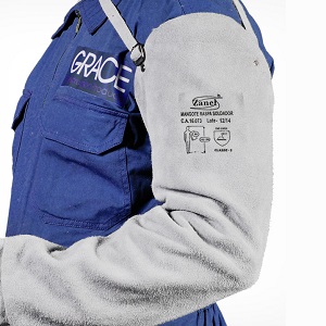 MANGA RASPA 60CM C/ FIVELA E TIRAS EM RASPA