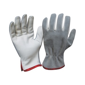 LUVA DE VAQUETA COM DORSO RASPA TAM 9,5 (U)