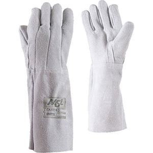 LUVA RASPA CINZA COM REFORCO PUNHO 20CM T.09 CM02-DC