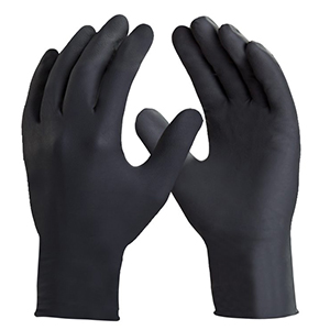 LUVA LATEX AMBIDESTRA PR CX 20 PEÇAS MAXIBLACK TAM 08 DA2050