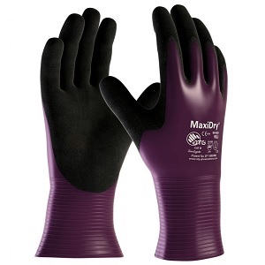 LUVA DE NYLON E ELASTANO MAXIDRY ROXA/PRETA DA35426 T.XG(10)