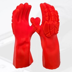 LUVA NYLON C/BANHO PVC EXTREME CHEM LJ DA-43100 T.G (09)