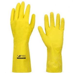 LUVA LATEX FORRADA ANTIDERRAPANTE 30CM AM 105104401 T09 (G)