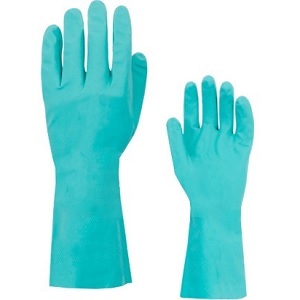 LUVA NITRILICA SLIM VD C/FORRO 33CM TAM. 09 106307103