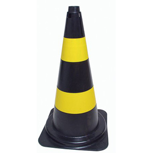 CONE FIT PP AM/PT 2 FAIXAS INJETADAS 75CM PLASTCOR