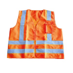 COLETE REFLETIVO ZIPER 1BOLSO CG 04-1B LARANJA 012538912