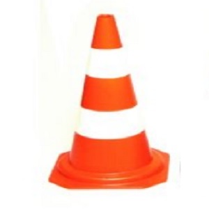 CONE 75CM 1.65KG CG75018 LARANJA/BRANCO 010219110