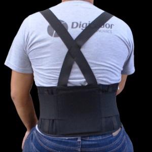 CINTO LOMBAR C/SUSPENSORIO PRETO TAM EXTRA GRANDE (GG) C950